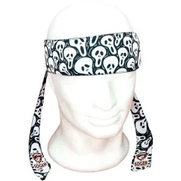 HEADBAND SOGER ALIEN ATAPUERCA BLANC/NOIR