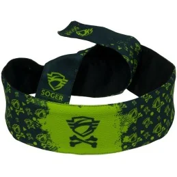 HEADBAND SOGER BONE NOIR/LIME