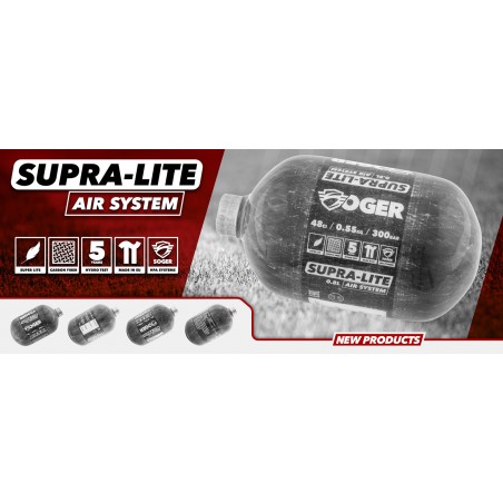 BOUTEILLE AIR SOGER SUPRA-LITE 0,8L 300 BAR