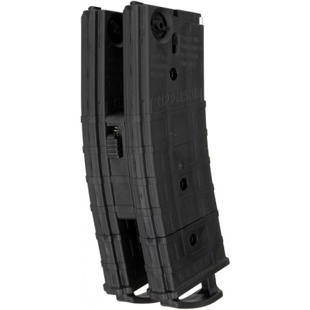 CHARGEURS TIPPMANN MAGFED TMC/Z18 25 BILLES .50 x2 + COUPLEUR NOIR