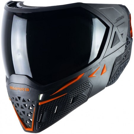 MASQUE EMPIRE EVS THERMAL BLACK/ORANGE (pack 2 écrans)