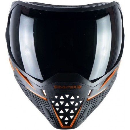 MASQUE EMPIRE EVS THERMAL BLACK/ORANGE (pack 2 écrans)