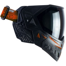 MASQUE EMPIRE EVS THERMAL BLACK/ORANGE (pack 2 écrans)