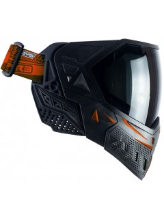 MASQUE EMPIRE EVS THERMAL BLACK/ORANGE (pack 2 écrans)