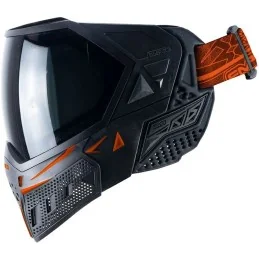 MASQUE EMPIRE EVS THERMAL BLACK/ORANGE (pack 2 écrans)