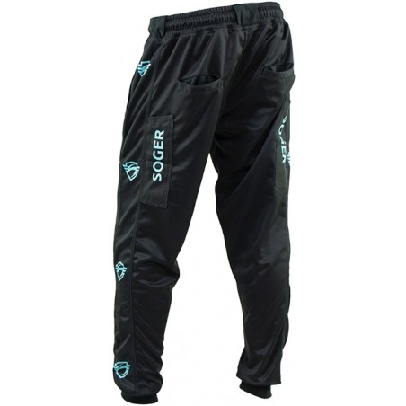 PANTALON SOGER P-LITE K20 NOIR/TURQUOISE