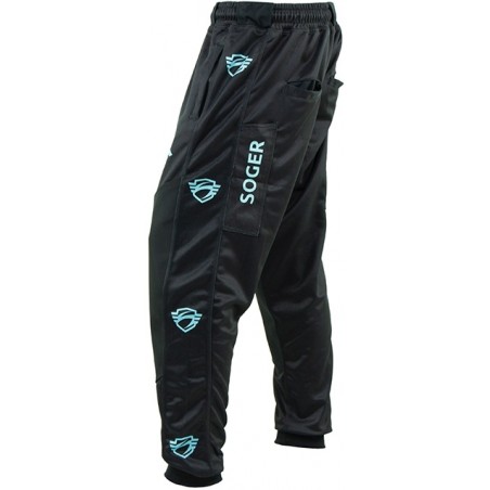 PANTALON SOGER P-LITE K20 NOIR/TURQUOISE