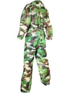 COMBINAISON JETABLE À CAPUCHE WARRIOR CAMOUFLAGE