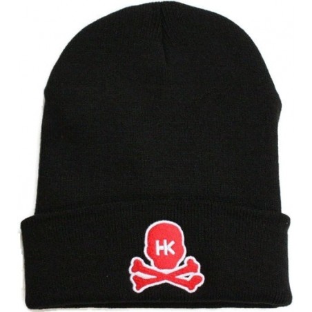 BONNET HK ARMY SKULL NOIR/ROUGE