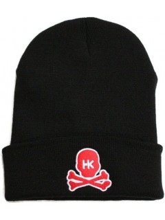 BONNET HK ARMY SKULL NOIR/ROUGE