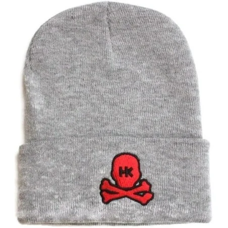 BONNET HK ARMY SKULL GRIS/ROUGE