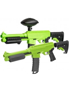 FUSIL À POMPE JT SPLATMASTER Z18 MAGFED LIME/NOIR (Cal.50)