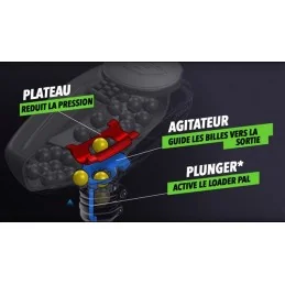 LOADER PLANET ECLIPSE PAL QD HAUTE CAPACITÉ NOIR (+FEEDER)