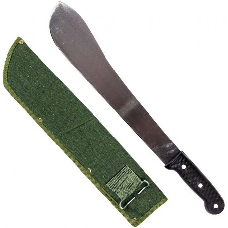 MACHETTE FOSCO NOIRE 50cm + ÉTUI VERT