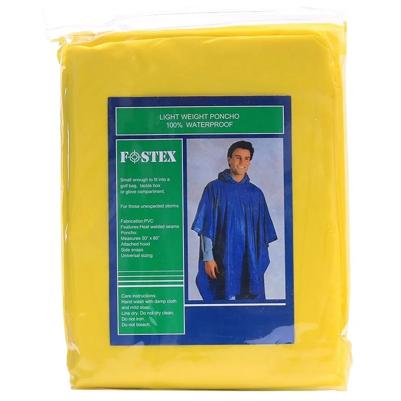 PONCHO LÉGER FOSTEX JAUNE