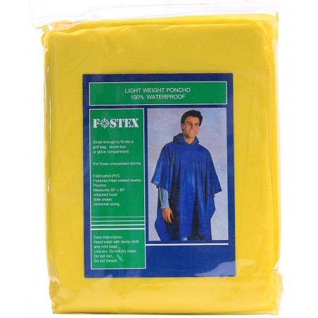 PONCHO LÉGER FOSTEX JAUNE