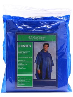 PONCHO LÉGER FOSTEX BLEU