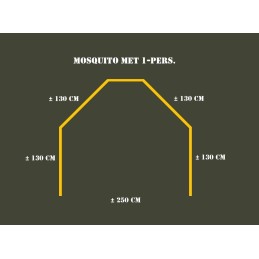 MOUSTIQUAIRE SUSPENDUE FOSCO 1 PERSONNE VERT (+ Housse)