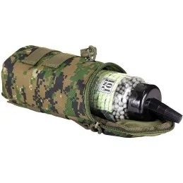 POCHETTE POUR BOUTEILLE DE BILLES AIRSOFT 101 INC DIGITAL CAMO