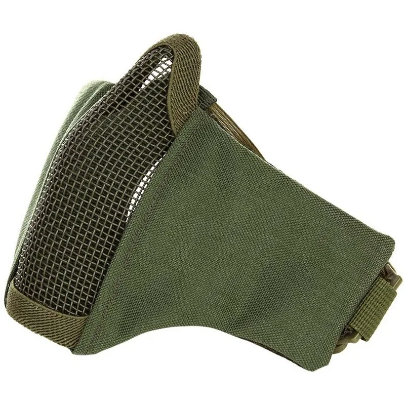 MASQUE DE PROTECTION AIRSOFT EN NYLON GRILLAGÉ 101 INC VERT