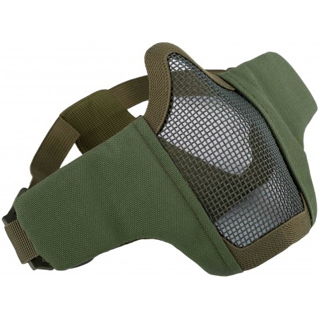 MASQUE DE PROTECTION AIRSOFT EN NYLON GRILLAGÉ 101 INC VERT