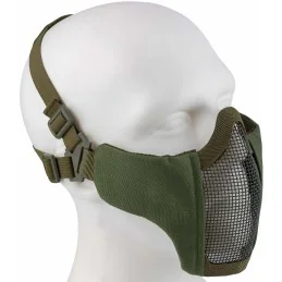 MASQUE DE PROTECTION AIRSOFT EN NYLON GRILLAGÉ 101 INC VERT