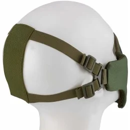 MASQUE DE PROTECTION AIRSOFT EN NYLON GRILLAGÉ 101 INC VERT