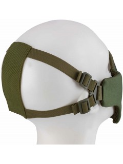 MASQUE DE PROTECTION AIRSOFT EN NYLON GRILLAGÉ 101 INC VERT