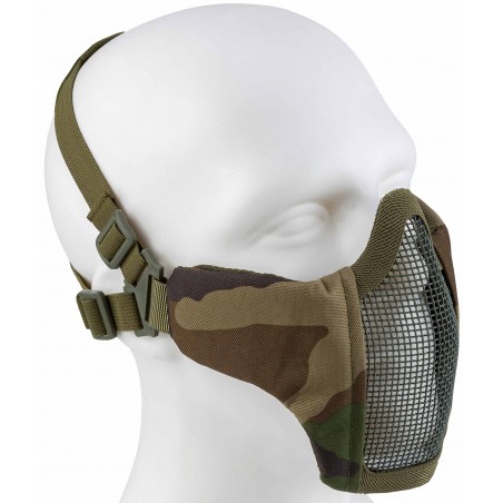 MASQUE DE PROTECTION AIRSOFT EN NYLON GRILLAGÉ 101 INC WOODLAND