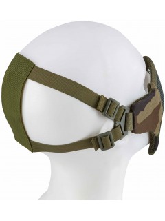 MASQUE DE PROTECTION AIRSOFT EN NYLON GRILLAGÉ 101 INC WOODLAND