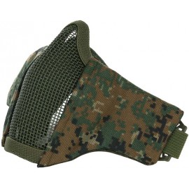 MASQUE DE PROTECTION AIRSOFT EN NYLON GRILLAGÉ 101 INC DIGITAL CAMO