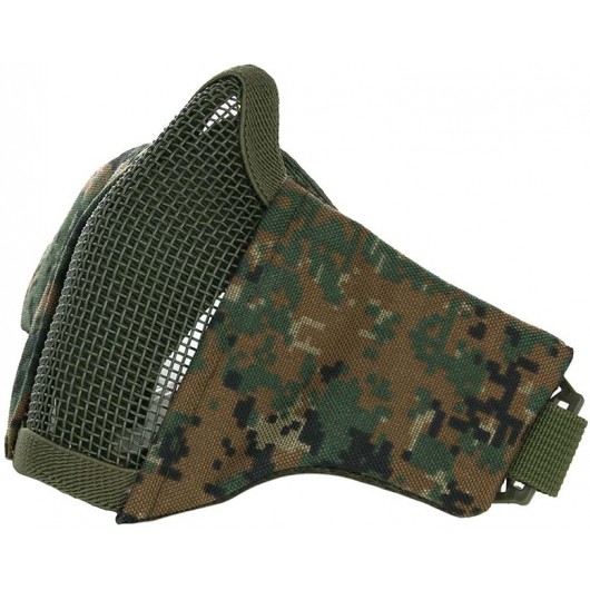 MASQUE DE PROTECTION AIRSOFT EN NYLON GRILLAGÉ 101 INC DIGITAL CAMO