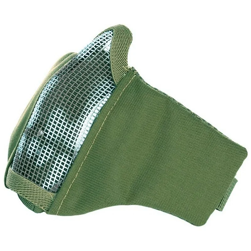 MASQUE DE PROTECTION AIRSOFT EN NYLON GRILLAGÉ 101 INC SKULL VERT