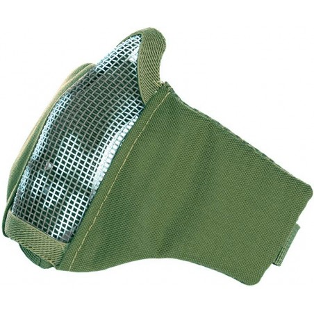 MASQUE DE PROTECTION AIRSOFT EN NYLON GRILLAGÉ 101 INC SKULL VERT