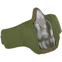 MASQUE DE PROTECTION AIRSOFT EN NYLON GRILLAGÉ 101 INC SKULL VERT