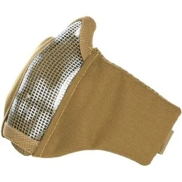 MASQUE DE PROTECTION AIRSOFT EN NYLON GRILLAGÉ 101 INC SKULL TAN