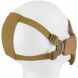 MASQUE DE PROTECTION AIRSOFT EN NYLON GRILLAGÉ 101 INC SKULL TAN