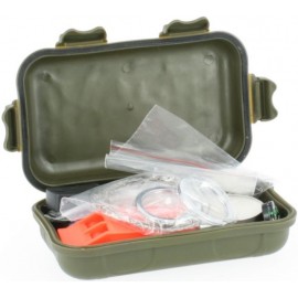 KIT DE SURVIE DE COMBAT FOSCO ÉTANCHE VERT