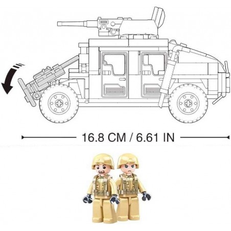 VÉHICULE D'ASSAUT OFFROAD SLUBAN ARMY M38-B0837