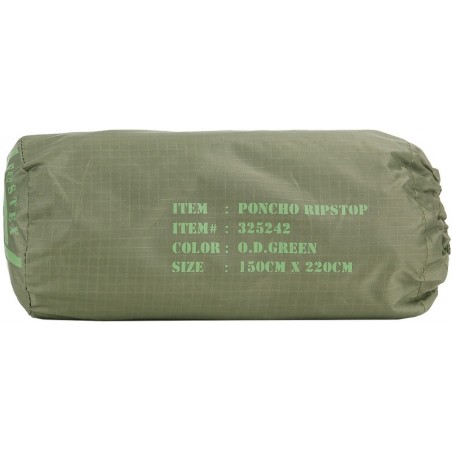 PONCHO LONG RIPSTOP FOSTEX VERT