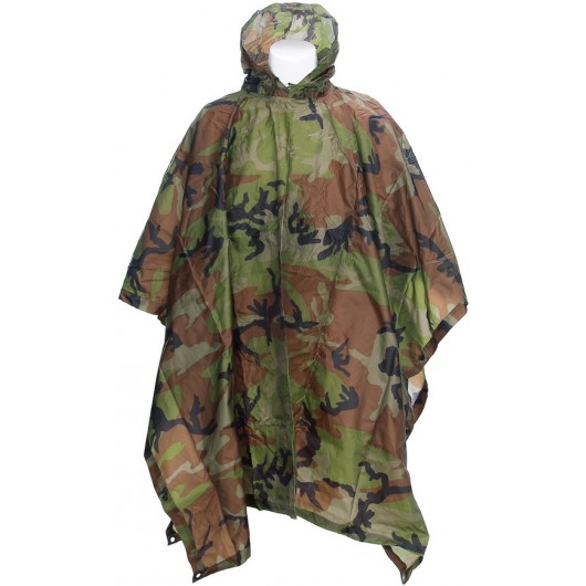 PONCHO LONG RIPSTOP FOSTEX WOODLAND