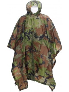 PONCHO LONG RIPSTOP FOSTEX WOODLAND