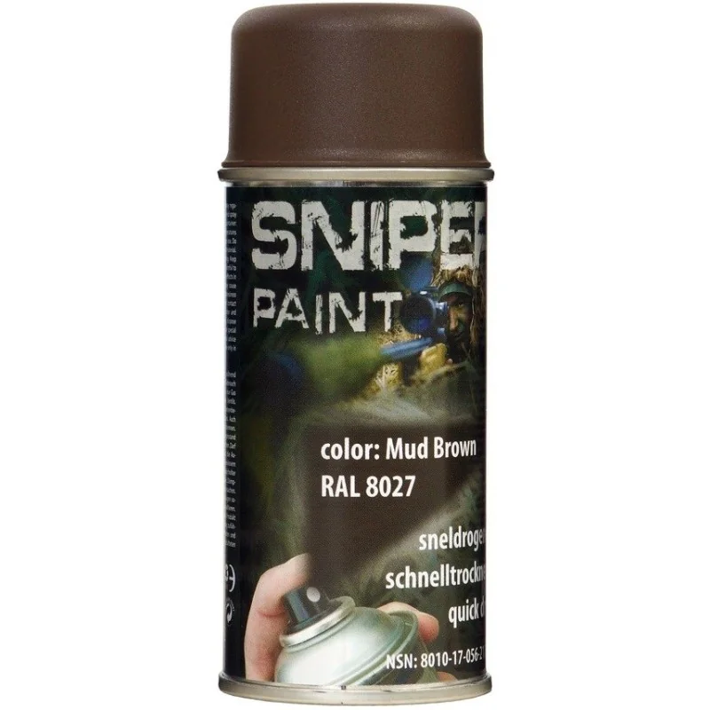 BOMBE PEINTURE MILITAIRE FOSCO MUD BROWN (150ml)