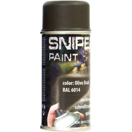 BOMBE PEINTURE MILITAIRE FOSCO OLIVE DRAB (150ml)