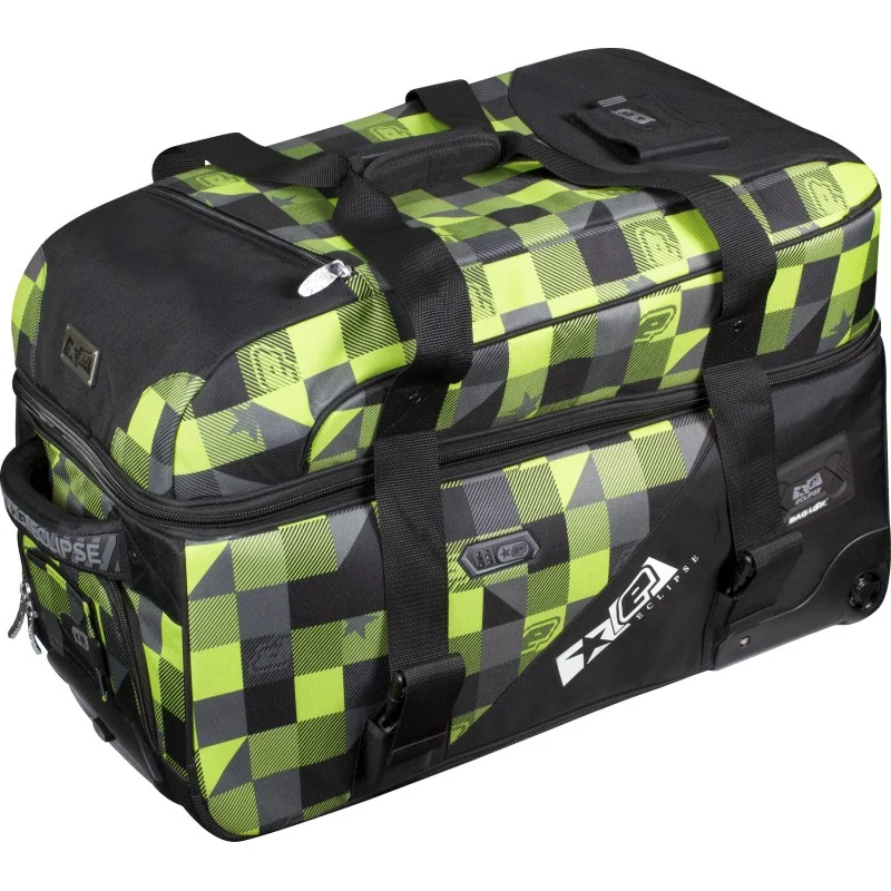 ROLLING PLANET ECLIPSE COMPACT BAG PLAID LIME 