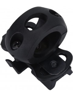 FIXATION PORTE-LAMPE FMA POUR CASQUE NOIR (1")