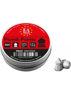 PLOMBS EUROP-ARM À TÊTE POINTUE CAL. 4,5 mm (boîte de 500)