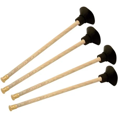 LOT DE 4 FLÉCHETTES EN BOIS À VENTOUSE SPEEDY SPORT FRANCE POUR TIR AUX PIGEONS