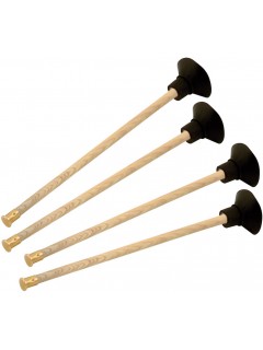 LOT DE 4 FLÉCHETTES EN BOIS À VENTOUSE SPEEDY SPORT FRANCE POUR TIR AUX PIGEONS