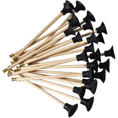 LOT DE 25 FLÉCHETTES EN BOIS À VENTOUSE SPEEDY SPORT FRANCE POUR TIR AUX PIGEONS